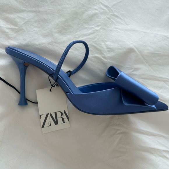 Zara Shoes - Zara Women's Stylish Blue Heels